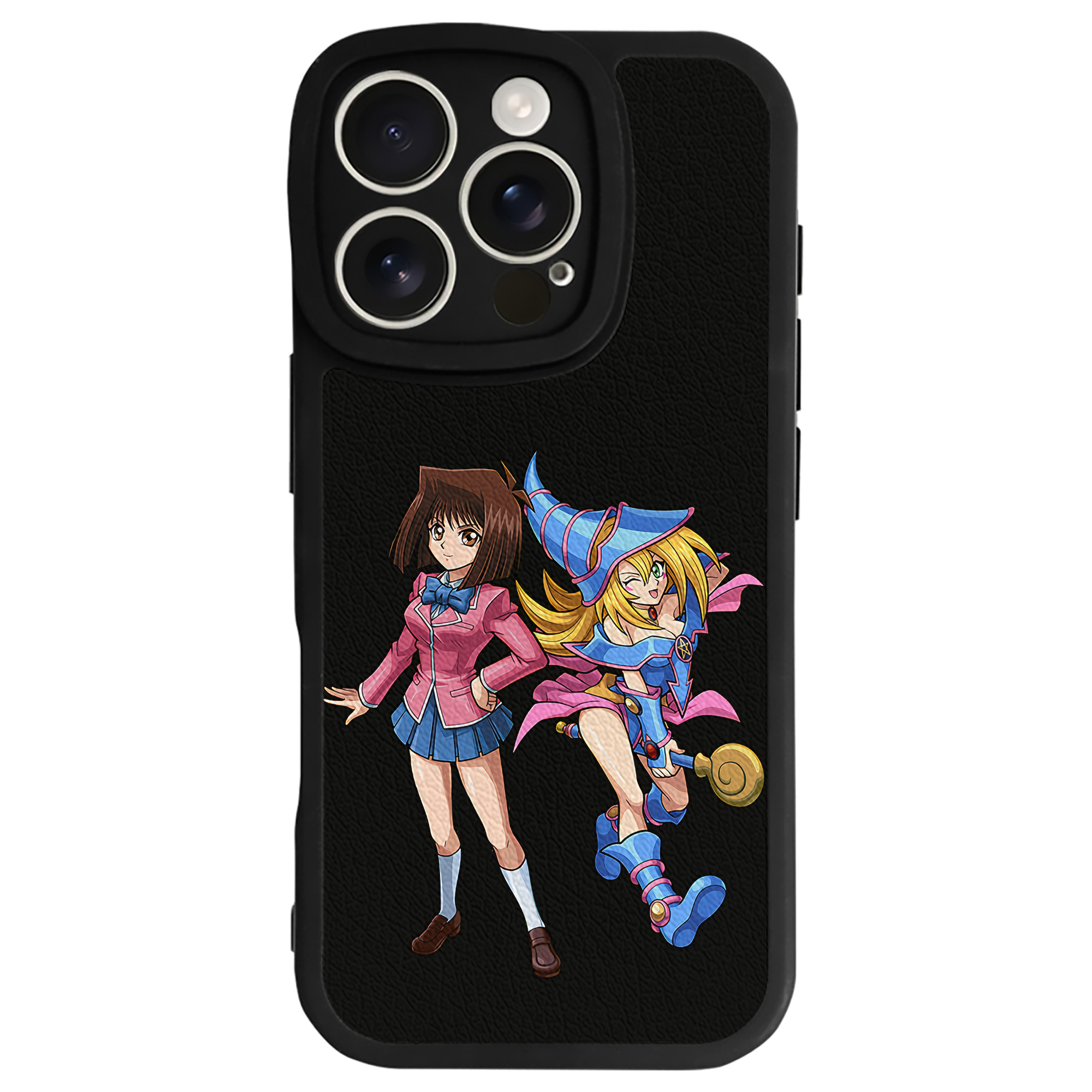 遊☆戯☆王 Yu-Gi-Oh! 【iPhone 16シリーズ対応】シリコンスマホケース（レザー調） 材質：シリコン